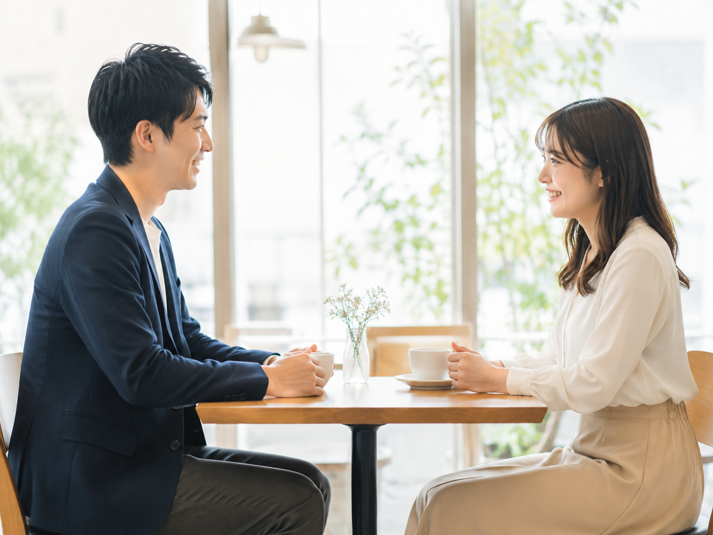 カフェでのお見合い